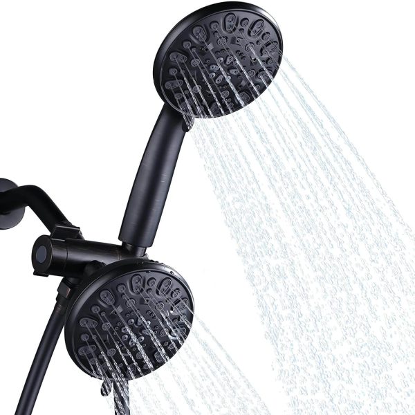 aleasha oil rubbed bronze dual rain shower head